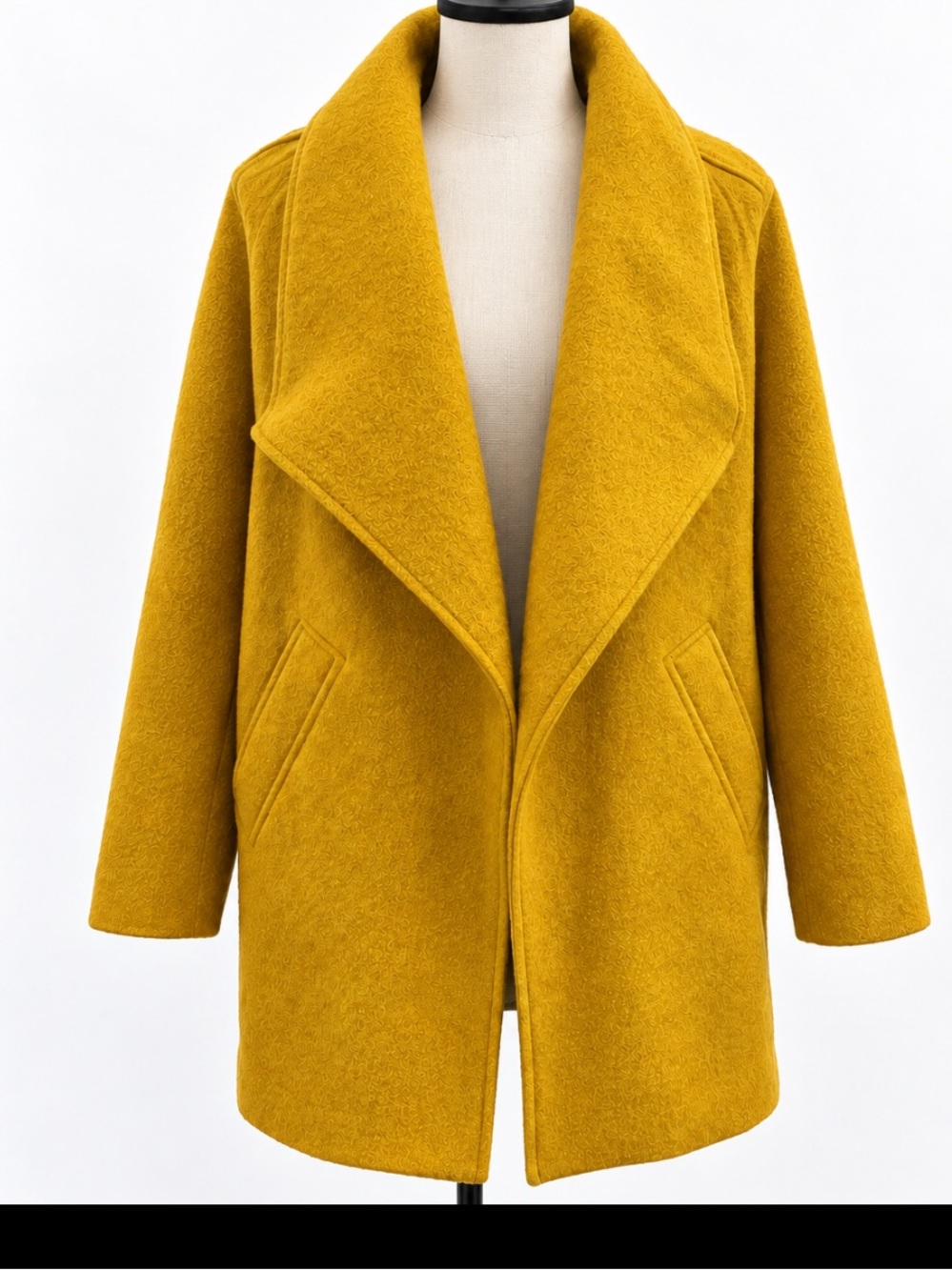 ZARA Trafaluc Mustard Yellow Coat – NWT – Size M